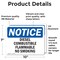 Signmission Diesel Combustible Flammable No Smoking OSHA Notice Sign, Vinyl Decal, 10in W x 7in L, 2PK OS-2PACK-NS-D-710-L-10988 - alternate 5